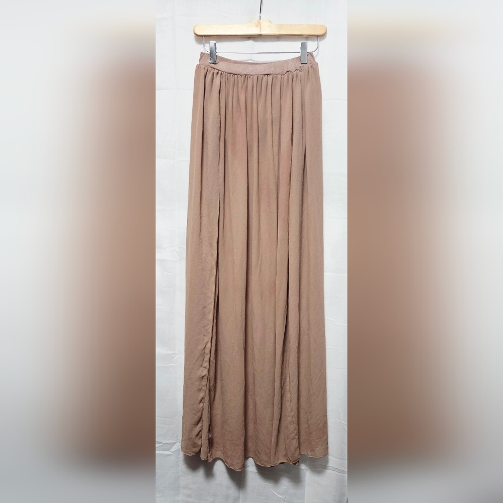 Lovely Day brand, long skirt (maxi skirt) in a beige shade.